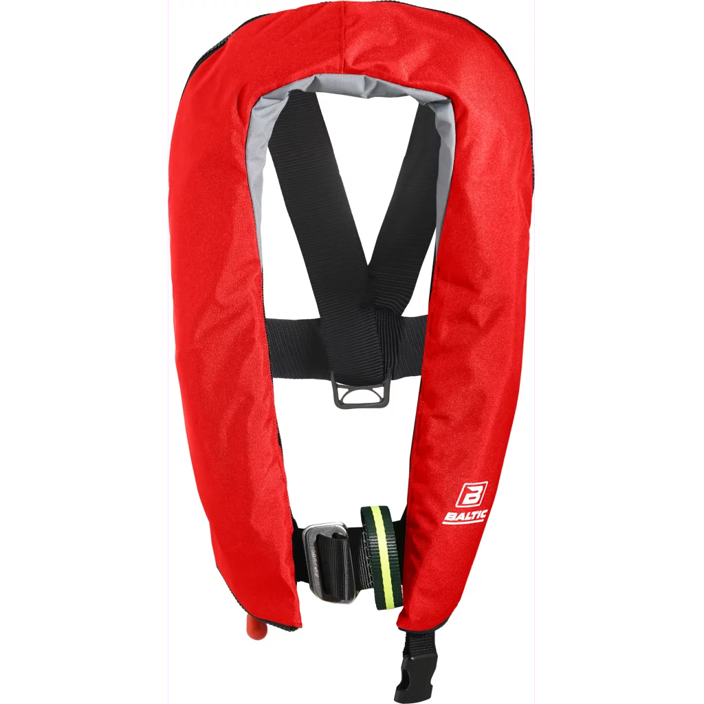 Baltic Seabreeze automatvest m/sele 40-150 kg rød
