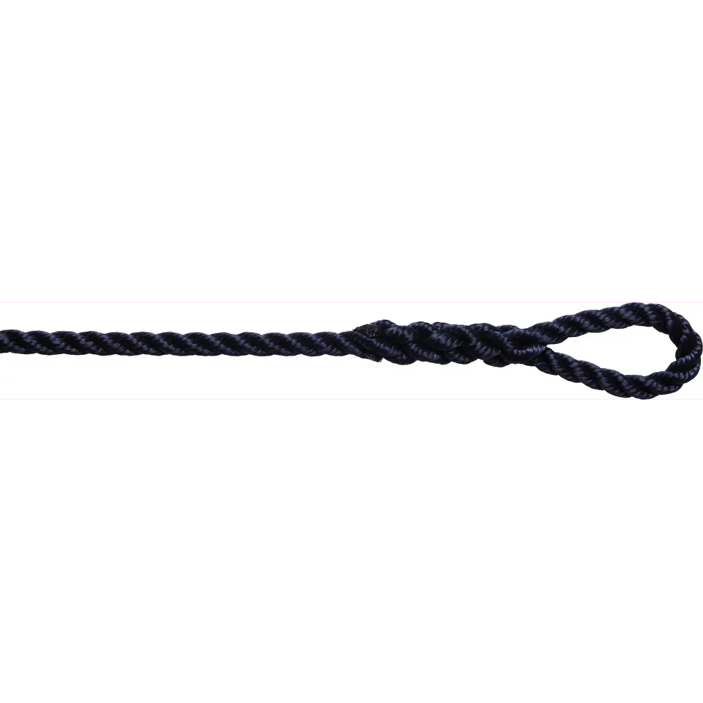 3-sl Fortøyningsline Polyester 14mm x 6m hvit