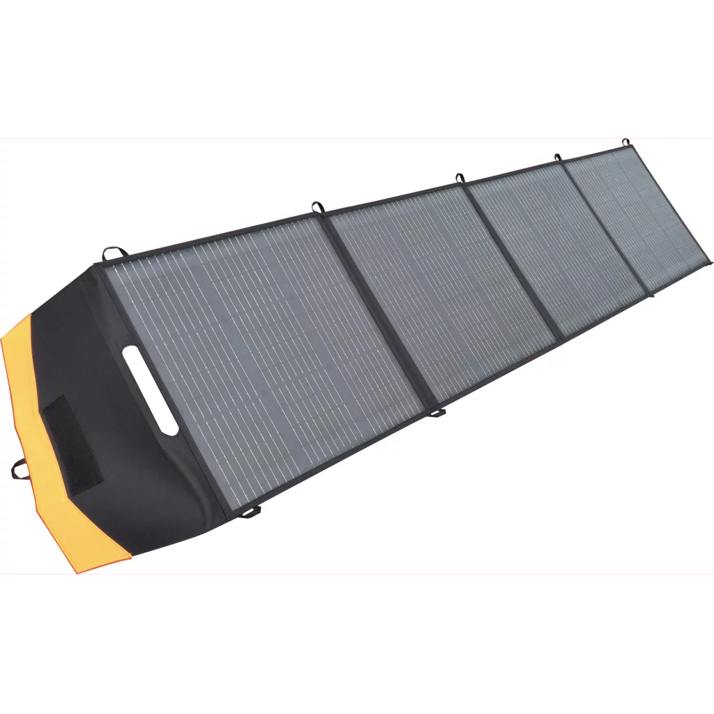 1852 Sammenleggbart solcellepanel m/regulator 200 W