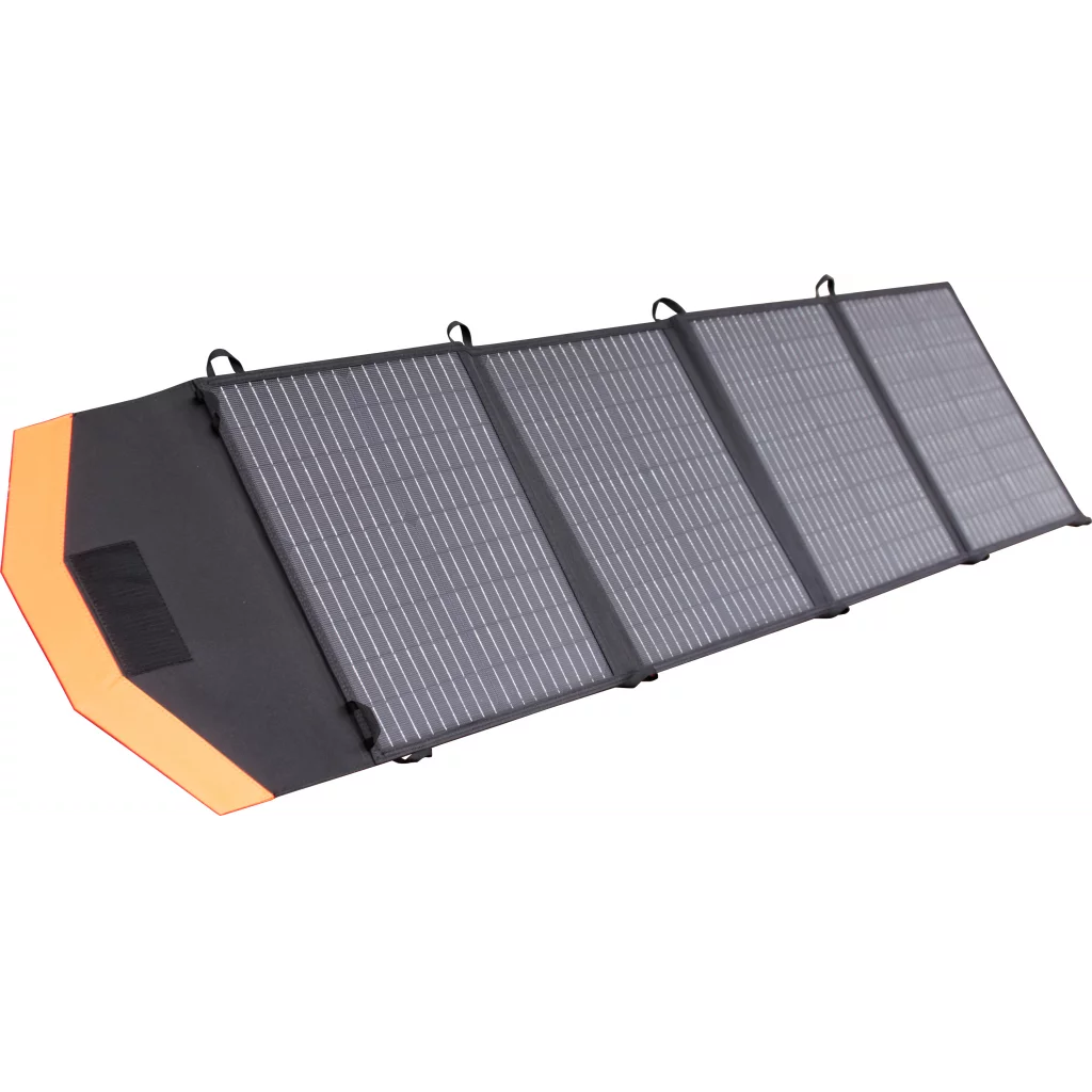 1852 Sammenleggbart solcellepanel m/regulator 100 W