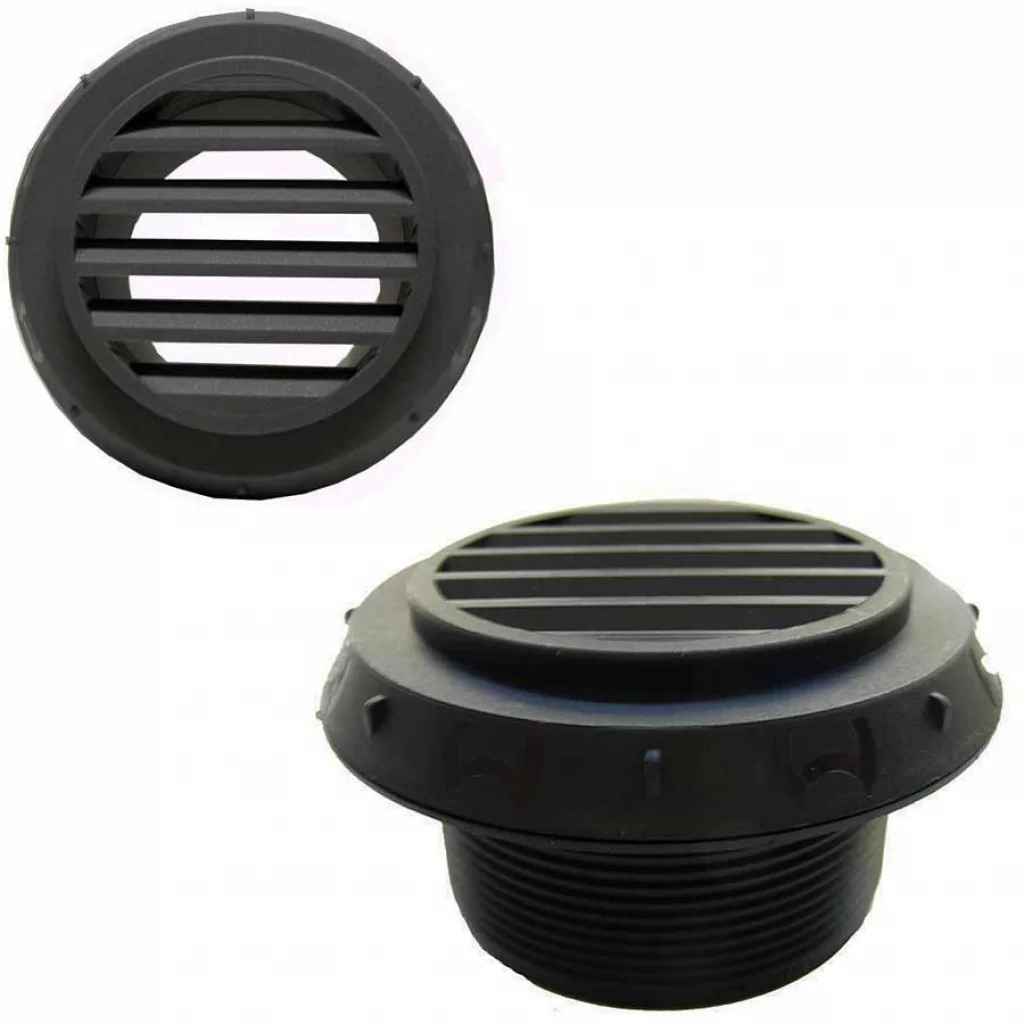 Webasto Luftuttak 45 grader Ø90 sort