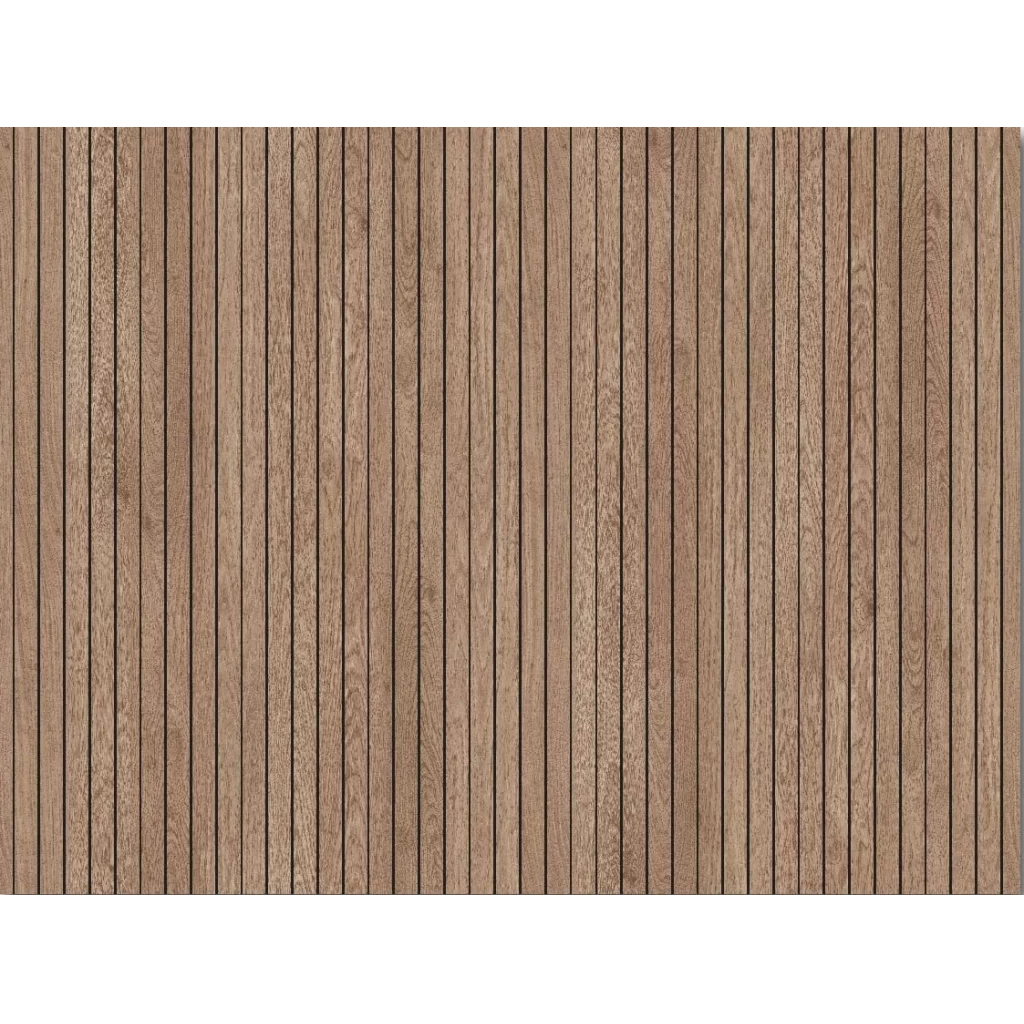 Marineteppe Teak sort nate 2 x 5 m