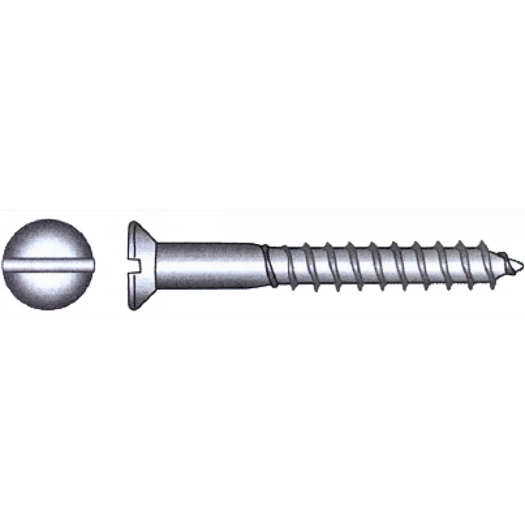 Treskrue A4 316 DIN 97, 6,0 x 70 mm, 2 stk