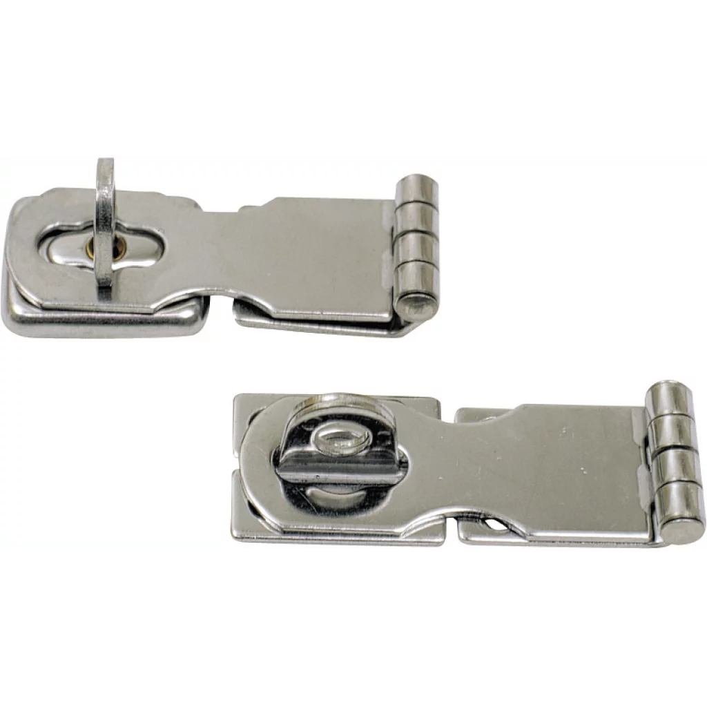 Hengelåsbeslag syrefast, 64 mm fast