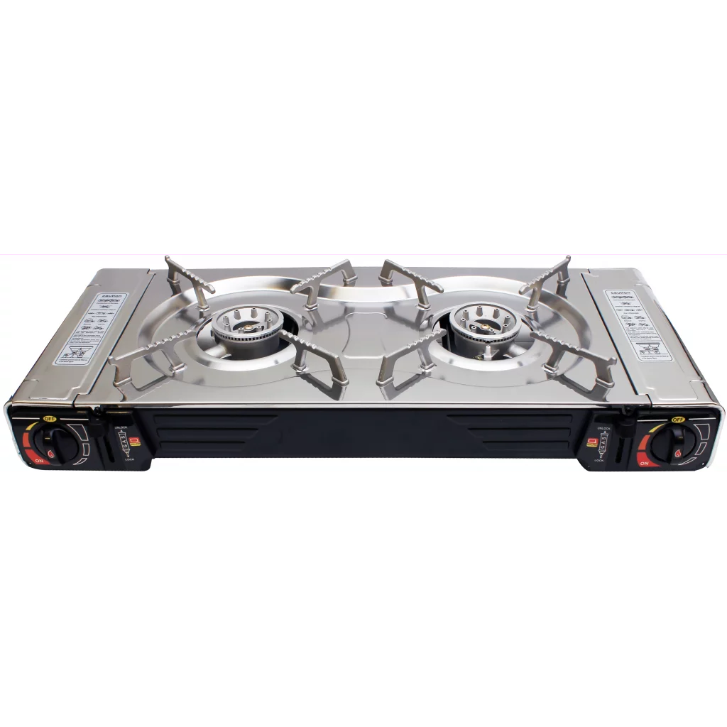 1852 Dobbelt kokeapparat grill/gass