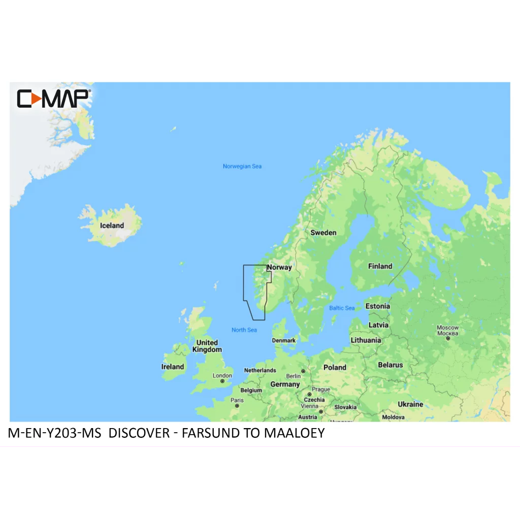 C-Map Discover Farsund til Måløy