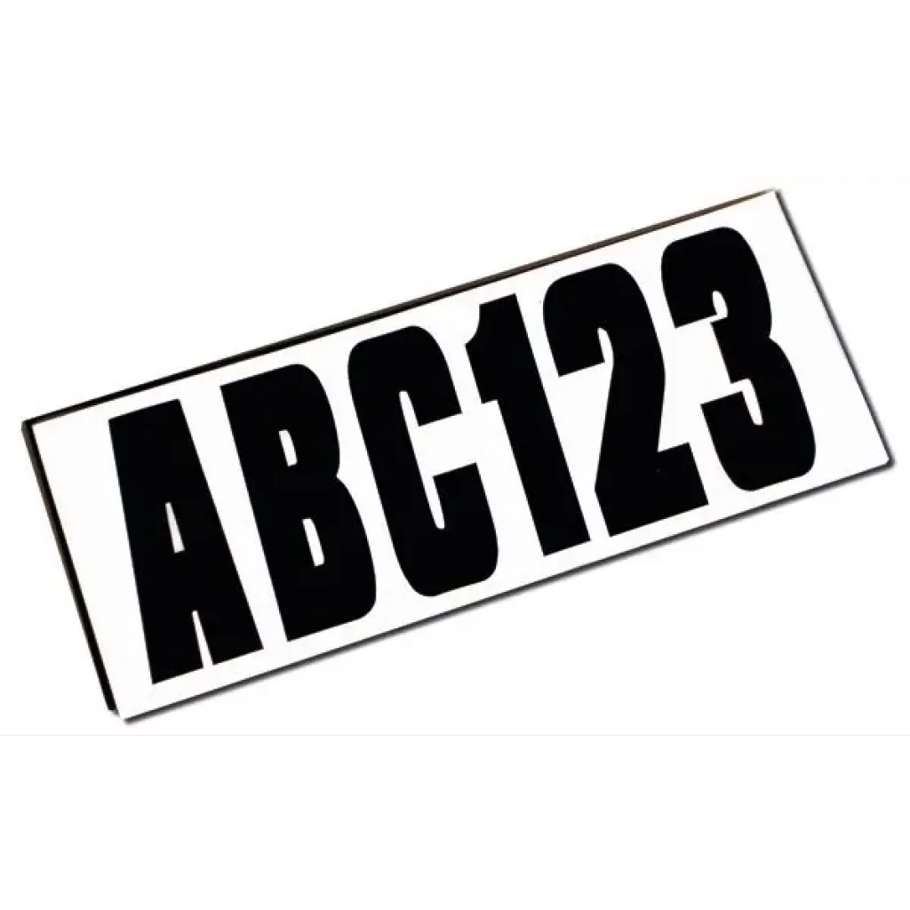 Selvklebende bokstaver og tall-sett med 148stk