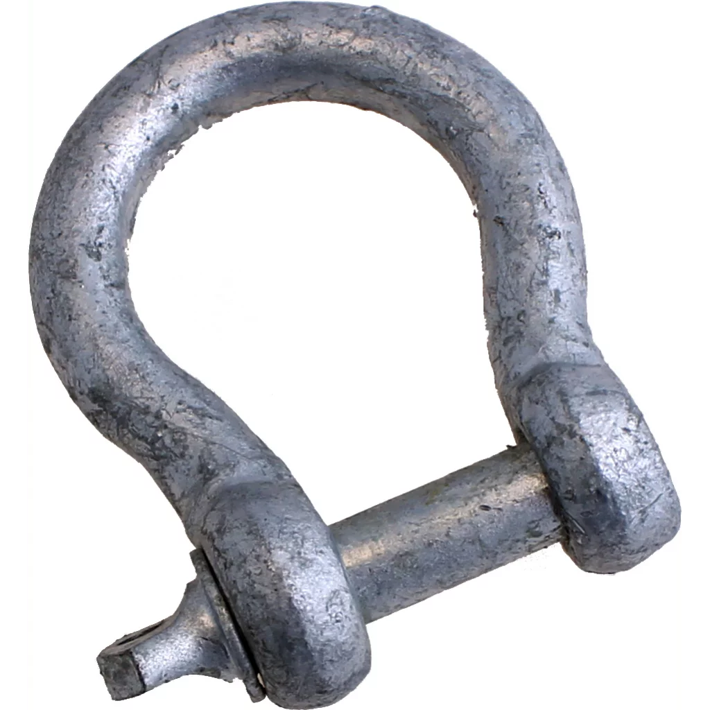 H-sjakkel, 12mm, galvanisert