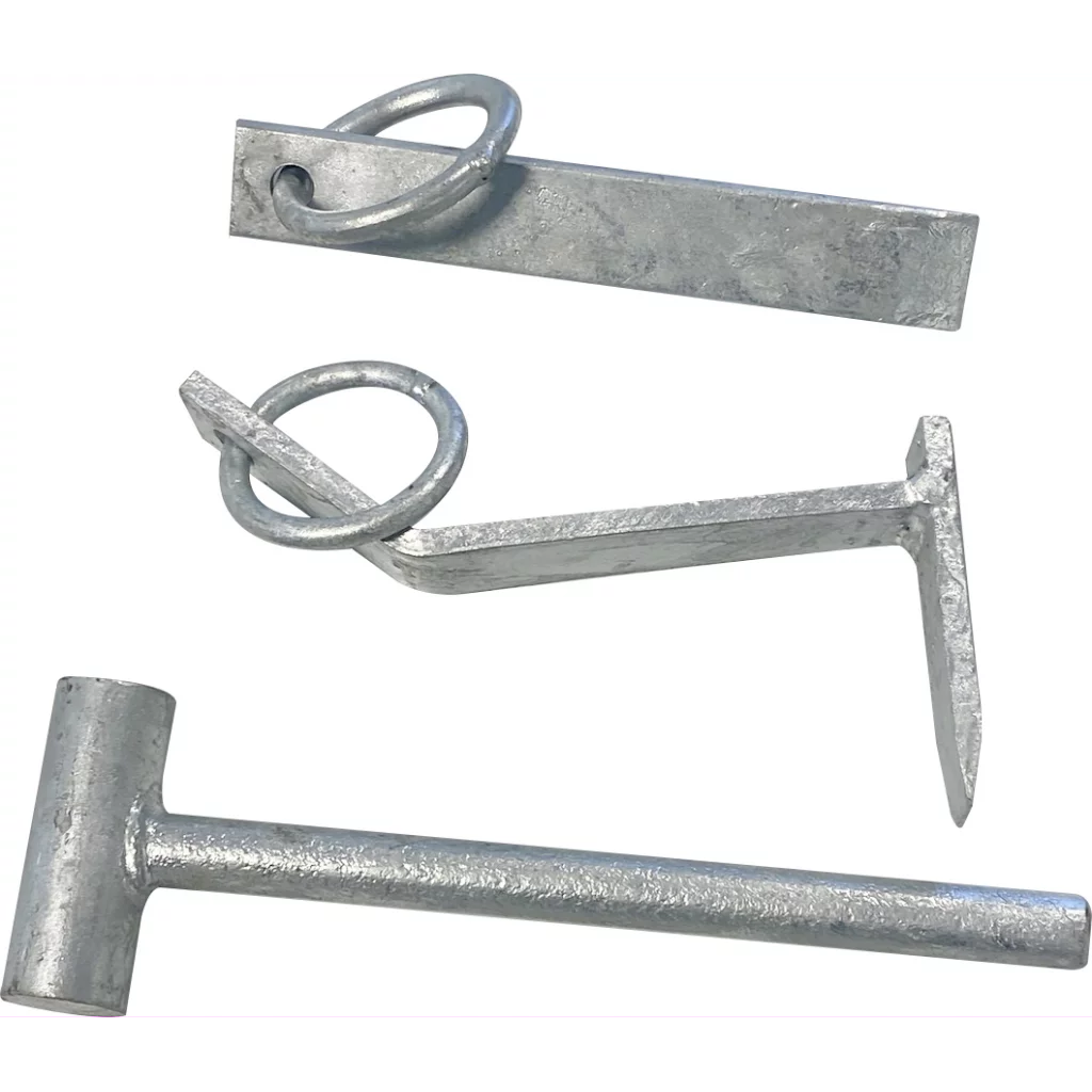 Bergkilesett galvanisert m/nylonpose