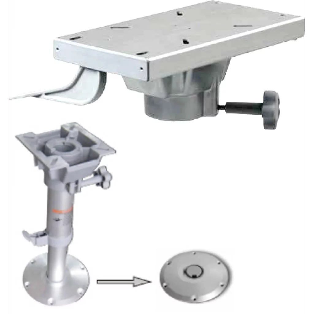 Stolsøyle justerbar m/slide, flyttbar