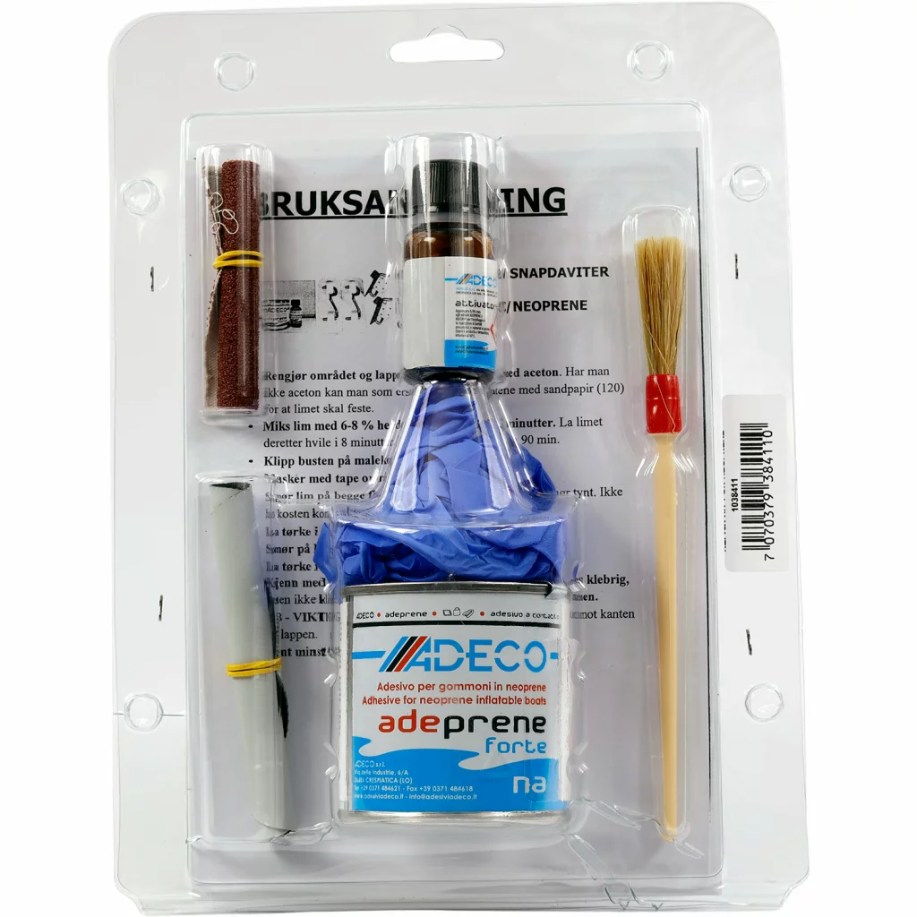 Rep.sett båt, gummi/hypalon