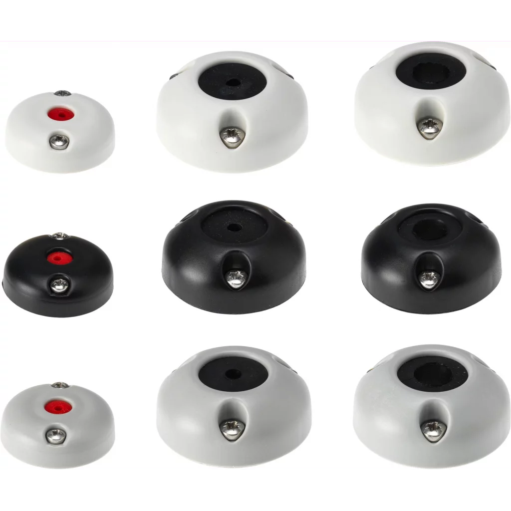 Kabelgjennomføring vanntett 14mm sort