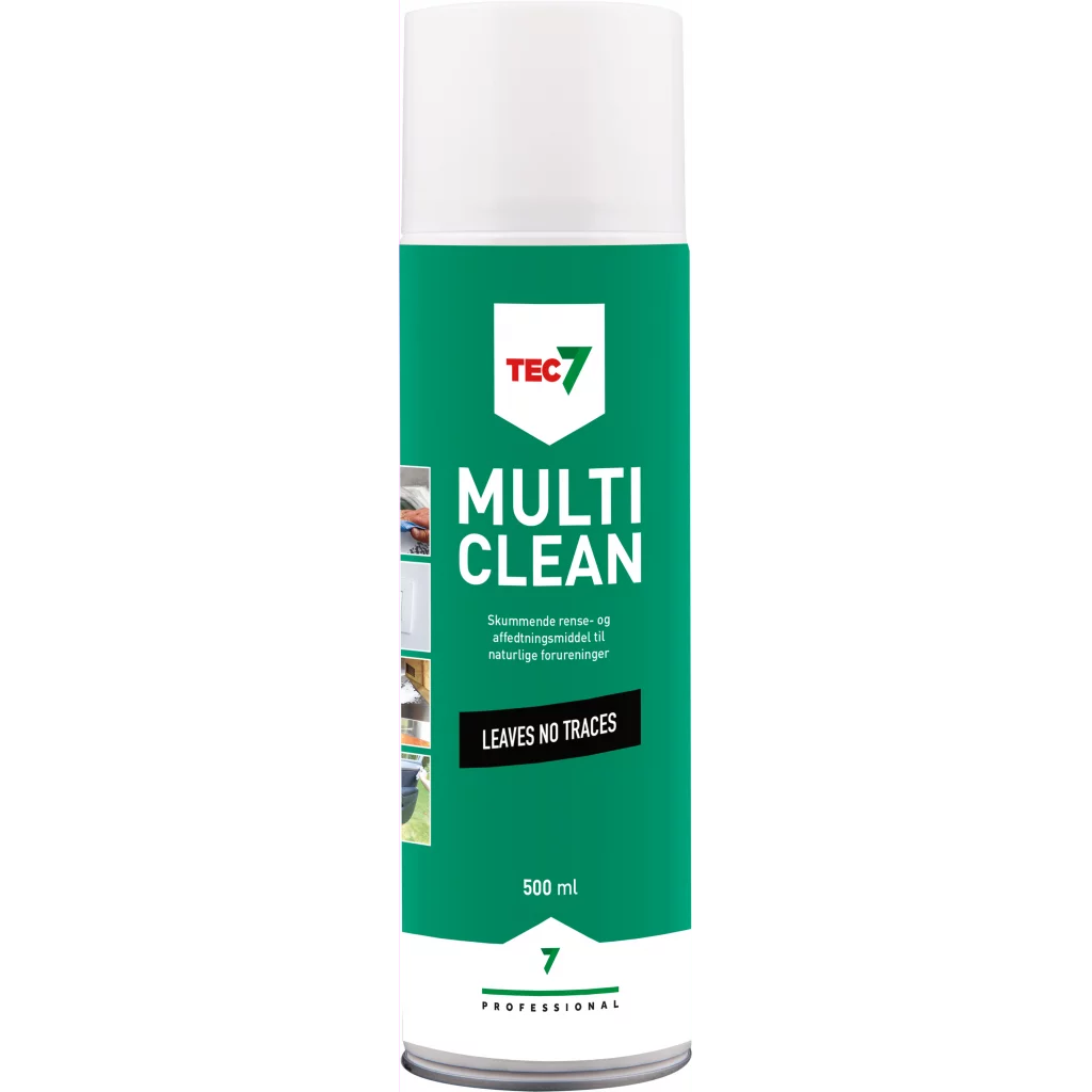 Tec7 Multiclean skumspray for rask rengjøring 500 ml