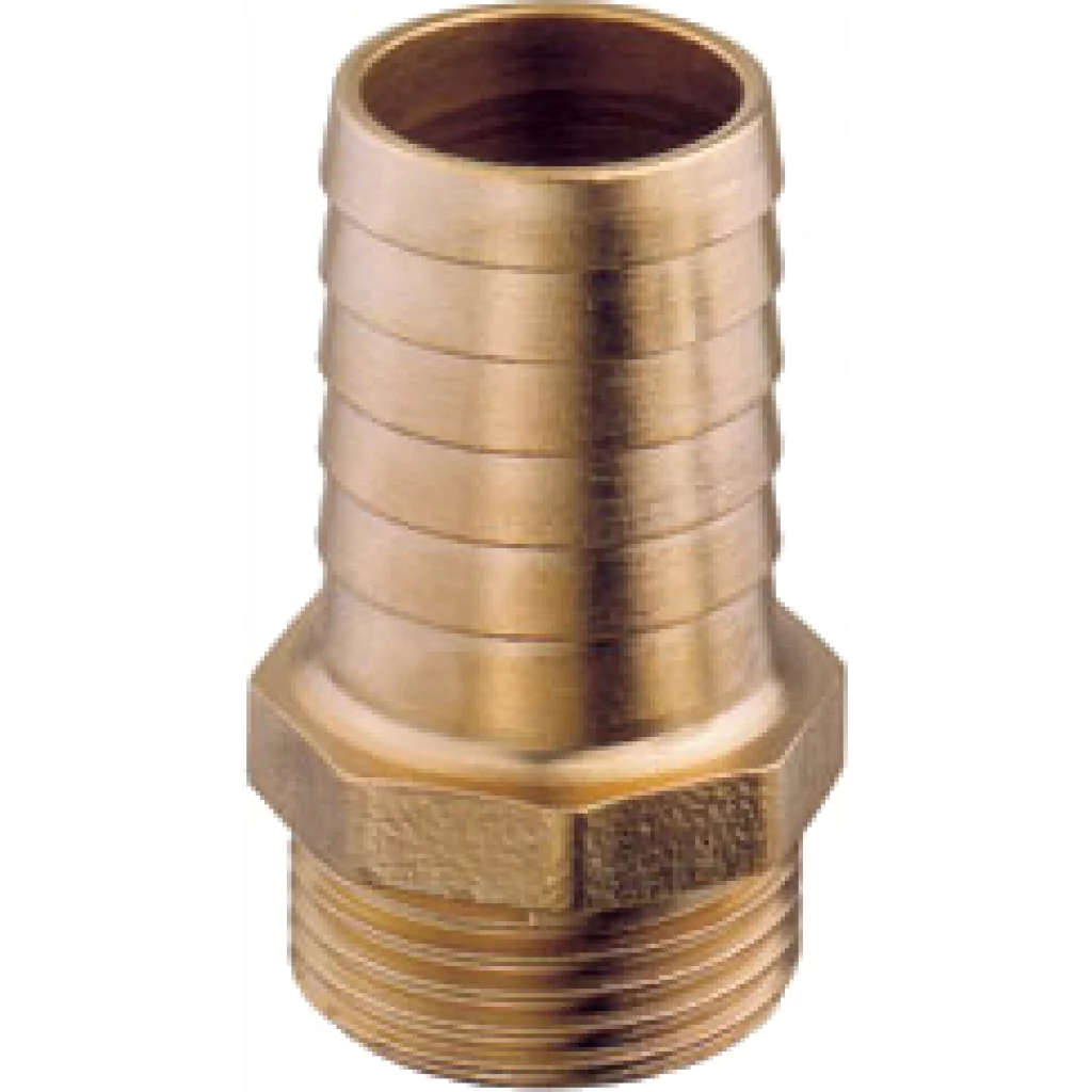 Slangekopling han messing 3/4" x 25 mm
