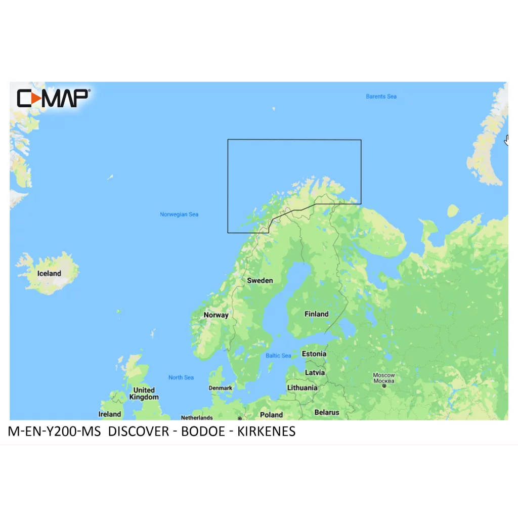 C-Map Discover Bodø til Kirkenes