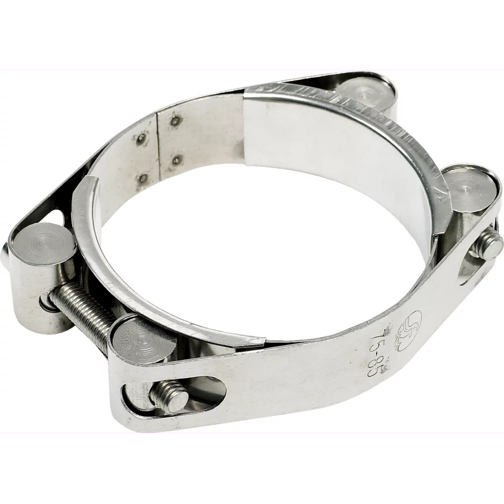 Eksosklemme 304, 80-90 mm