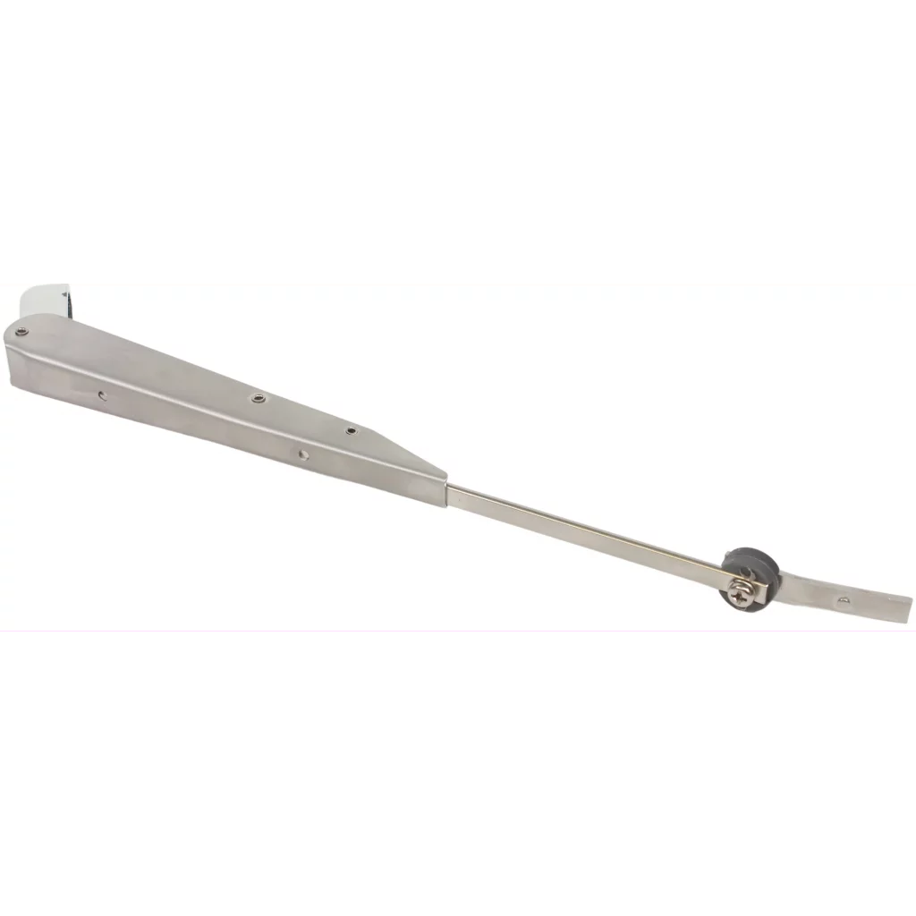 Viskerarm kraftig kort, blank