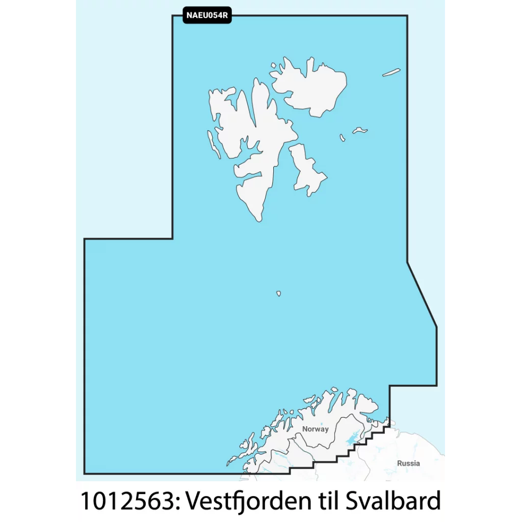 Navionics+ Regular Norge, Vestfjorden til Svalbard