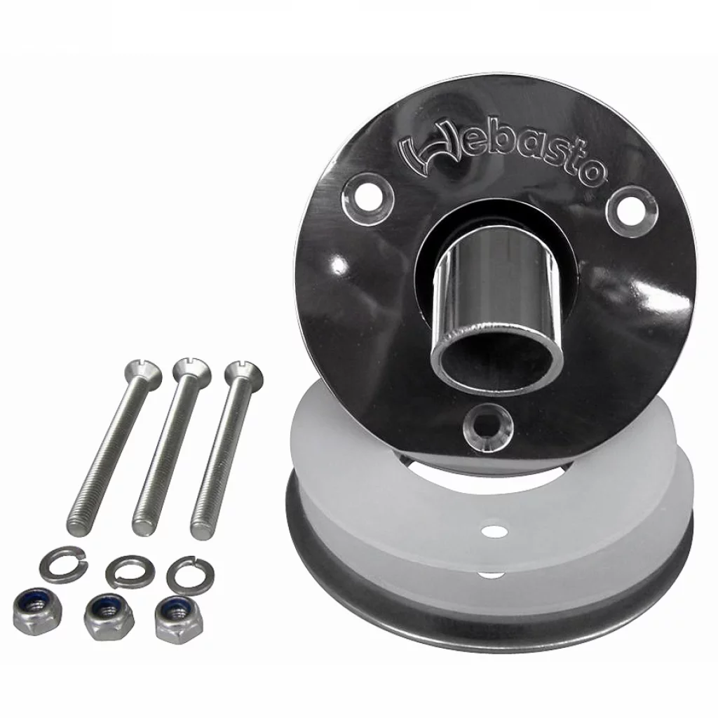 Webasto Eksosgj.f. rustfri dobbel vegg Ø24 vinkel