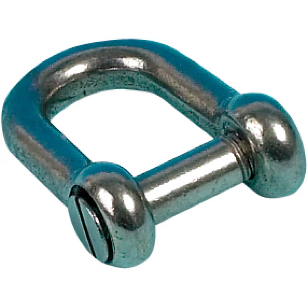 Ankersjakkel D, 6 mm, syrefast