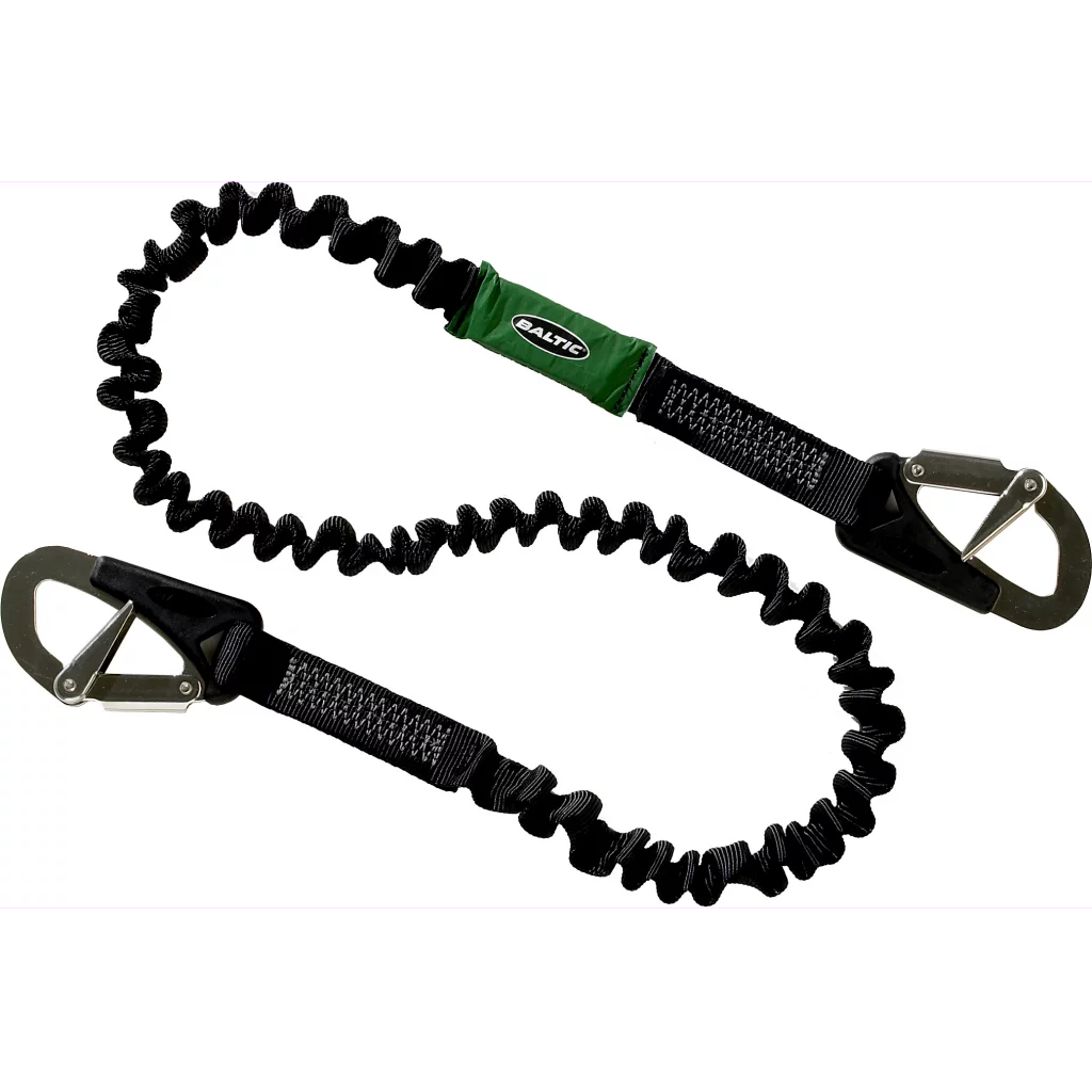 Baltic Sikkerhetsline, elastisk, 2 kroker, 2 m