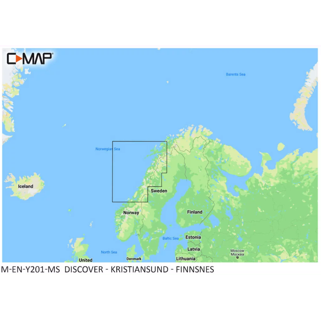 C-Map Discover Kristiansund til Finnsnes