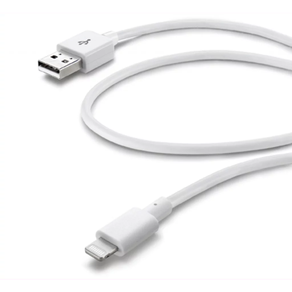 Cellularline USB-A til Lightning, iPhone/iPad kabel 1,2 m