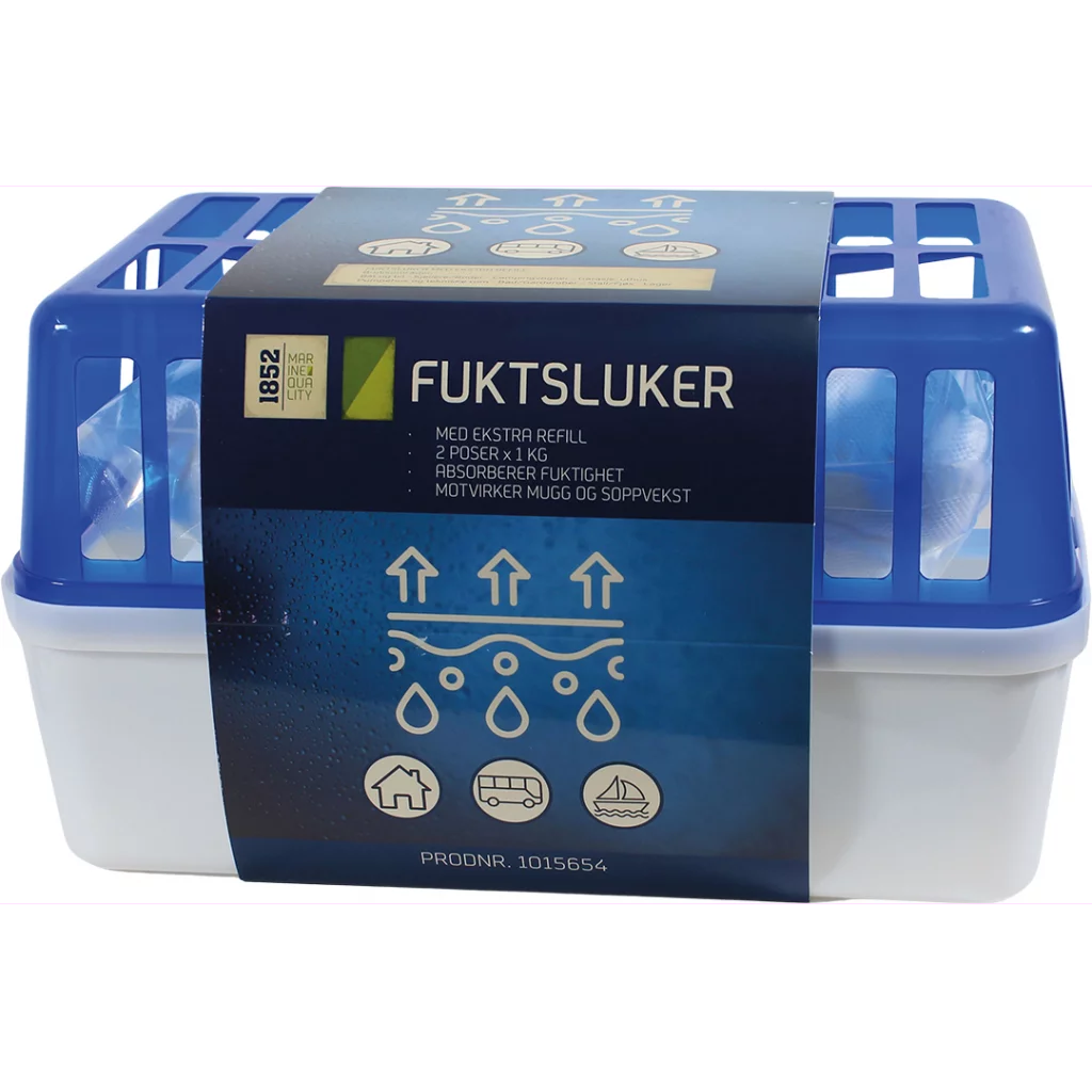 1852 Fuktslukerboks 1 kg m/ekstra refill