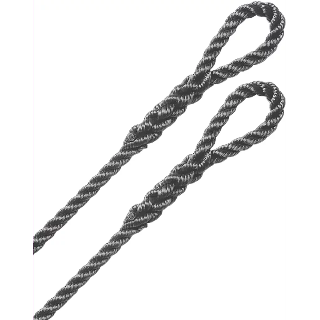 Robline 3-slått fenderline 2-pk 8 mm x 2 m grå