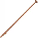 flaggstang-lakkert-mahogny-75-cm